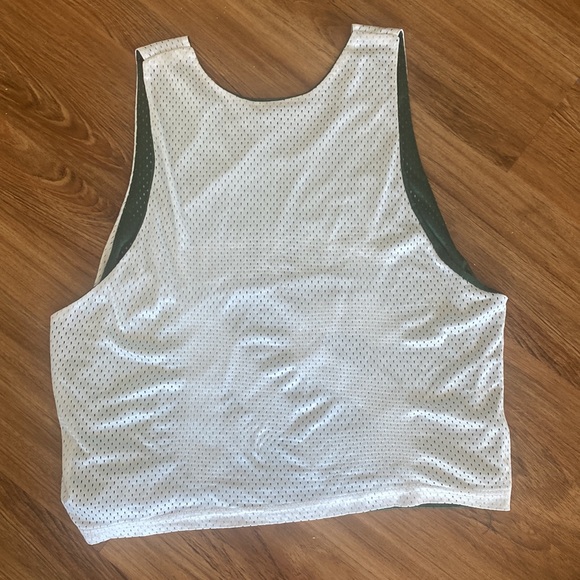 White tank jersey top - Picture 3 of 4